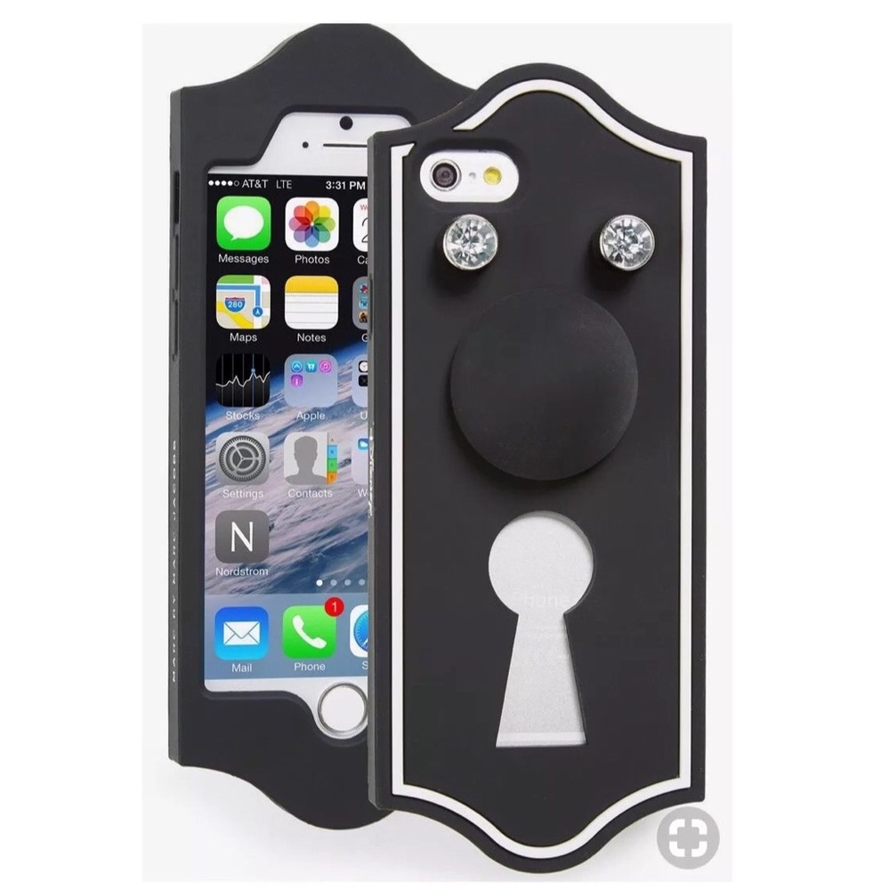 Marc By Marc Jacobs Alice In Wonderland Door Knob Silicone 6 &6S iPhone Case.